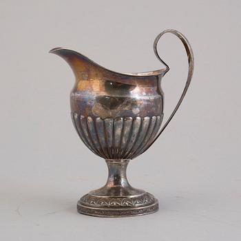 A SILVER CREAMER BY MICHAEL OLOF BARKMAN, VARBERG 1841.