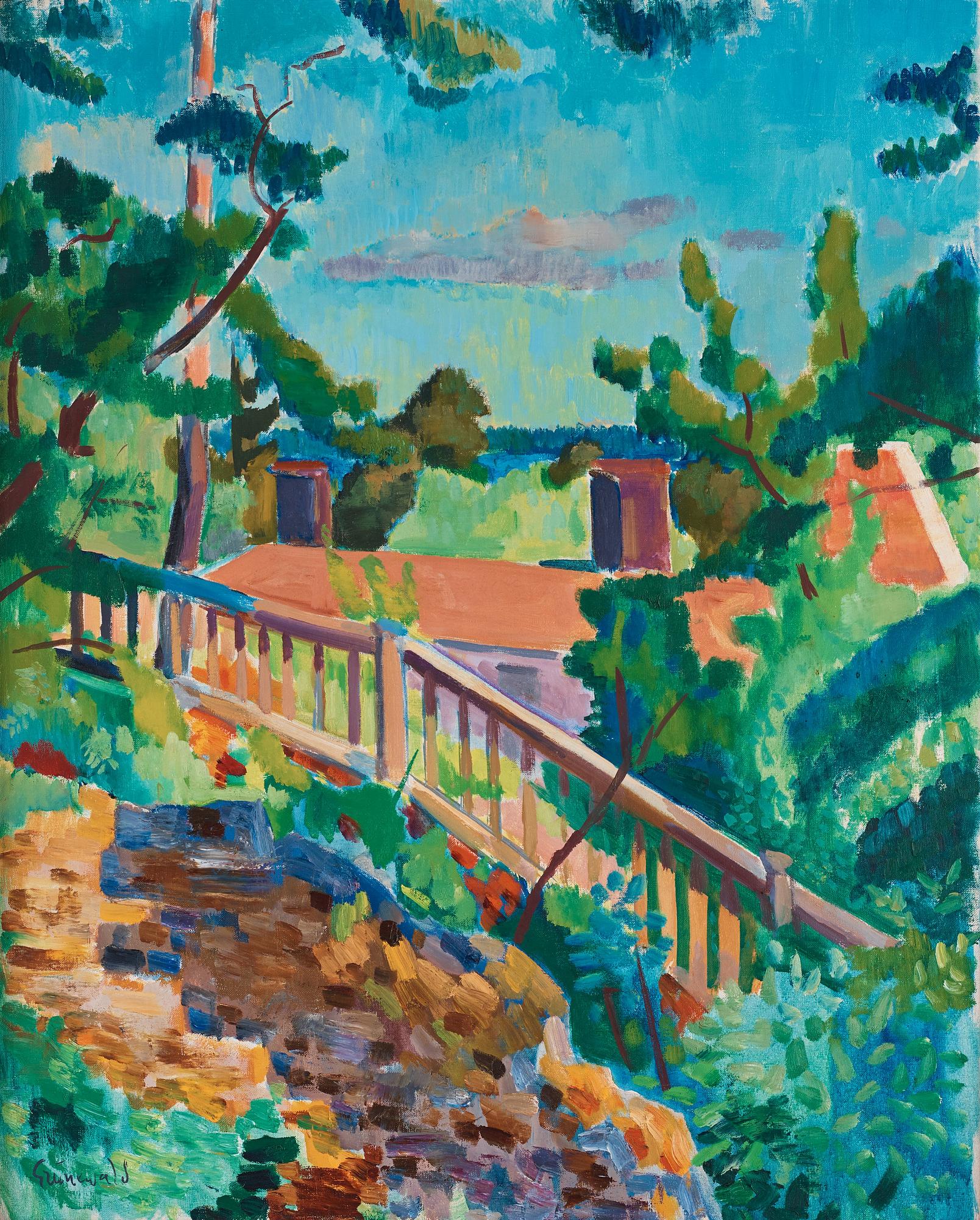Isaac Grünewald, Utsikt från Saltsjöbaden.