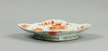 SKÅLFAT, porslin, Kina, Qing-dynastin, 1800-tal.