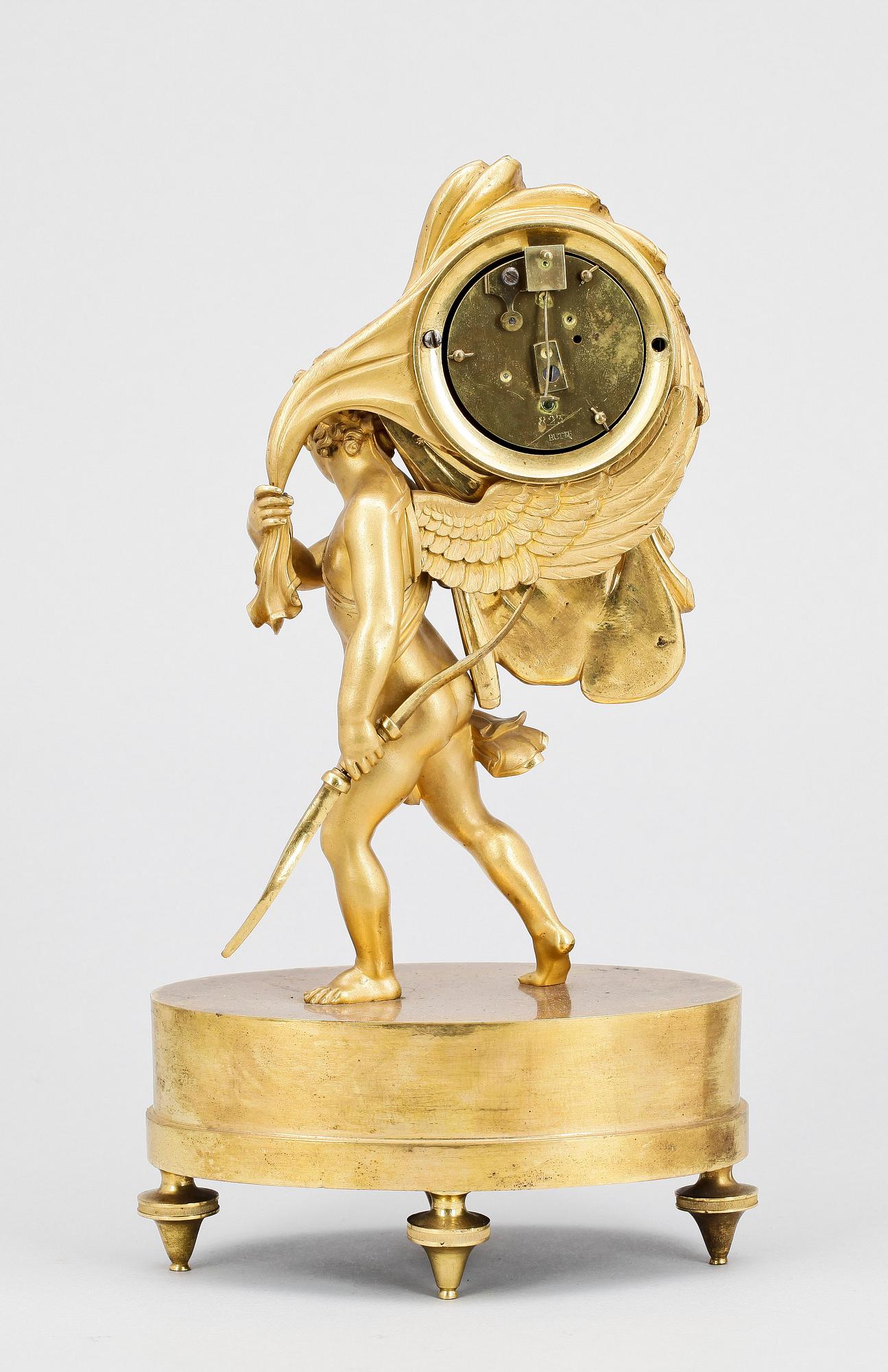 BORDSPENDYL, empire, 1800-talets första hälft.