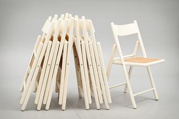 STOLAR, 8 st, hopfällbara, 1900-tal.