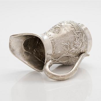 Kermakko, vientihopeaa, Cum Wo, Hongkong, 1860-1920.