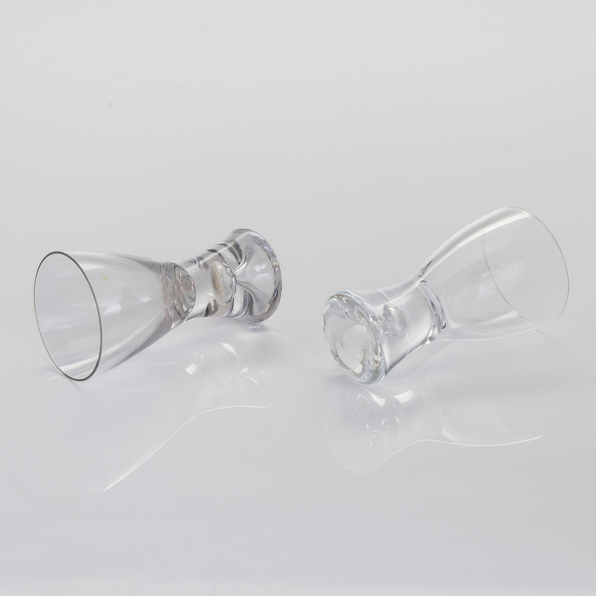 Tapio Wirkkala, lasiastiasto, 35 osaa, "Tapio", Iittala.