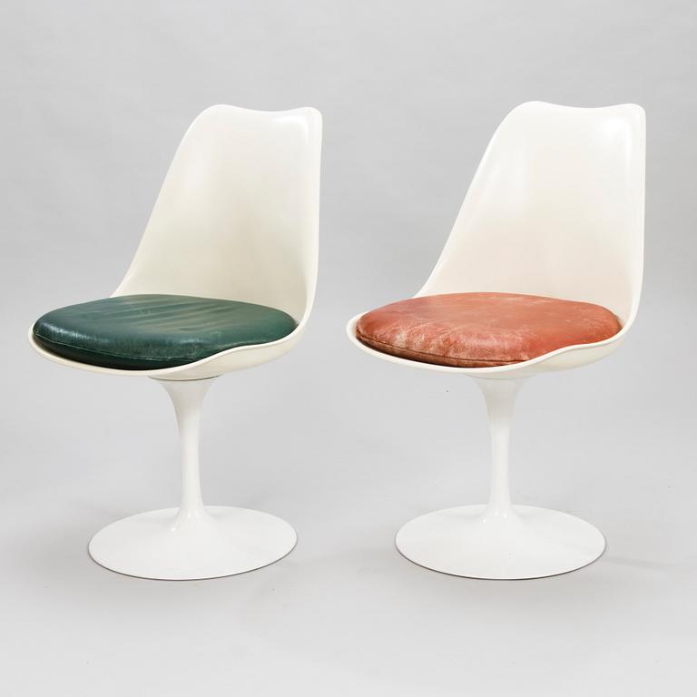 EERO SAARINEN, stolar, 10 st, "Tulip", Knoll International 1970-tal.