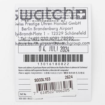 Swatch/Omega, MoonSwatch, Mission On Earth - Polar Lights, kronograf, armbandsur, 42 mm.