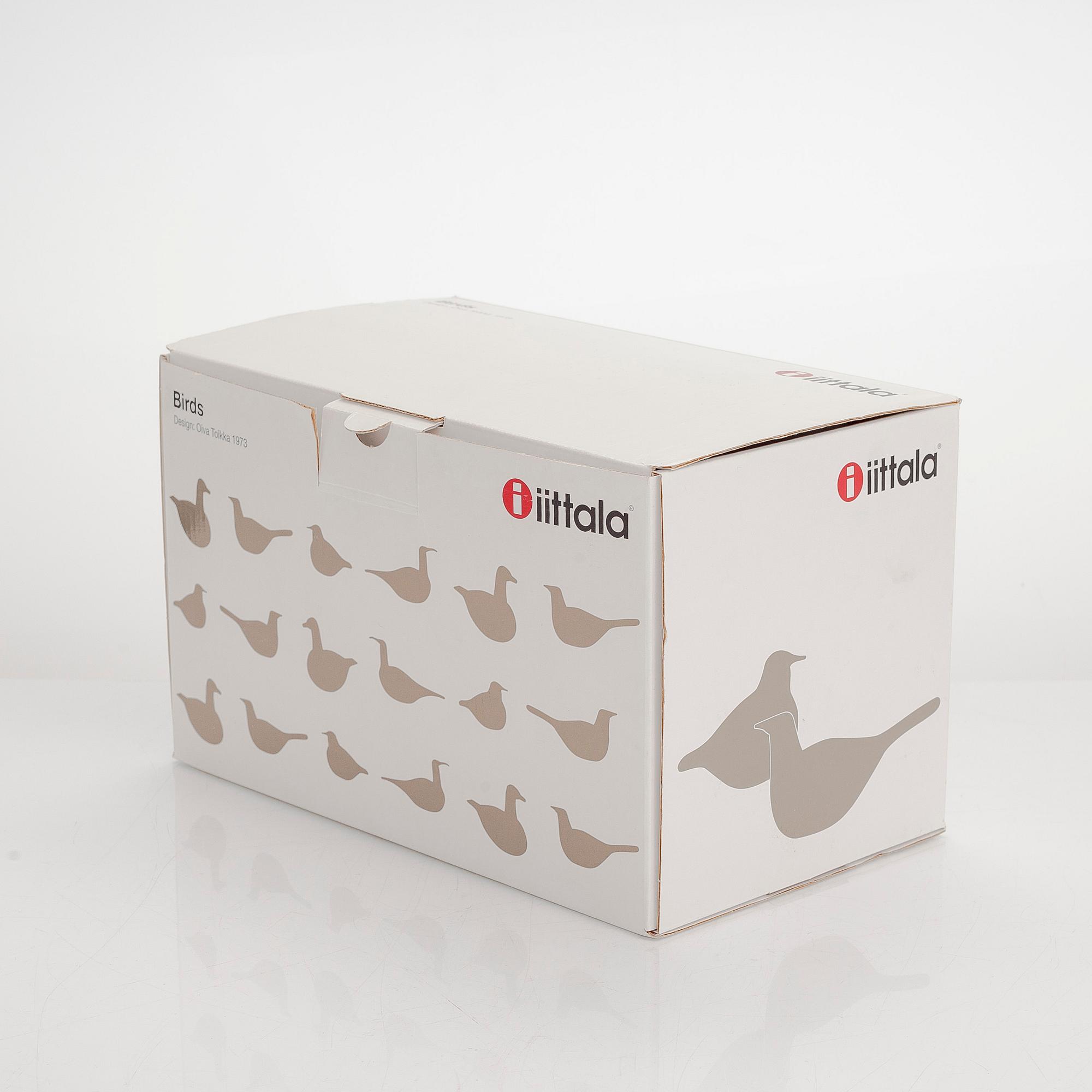 Oiva Toikka, lasilintu, "Suvisirri", signeerattu O. Toikka Nuutajärvi.