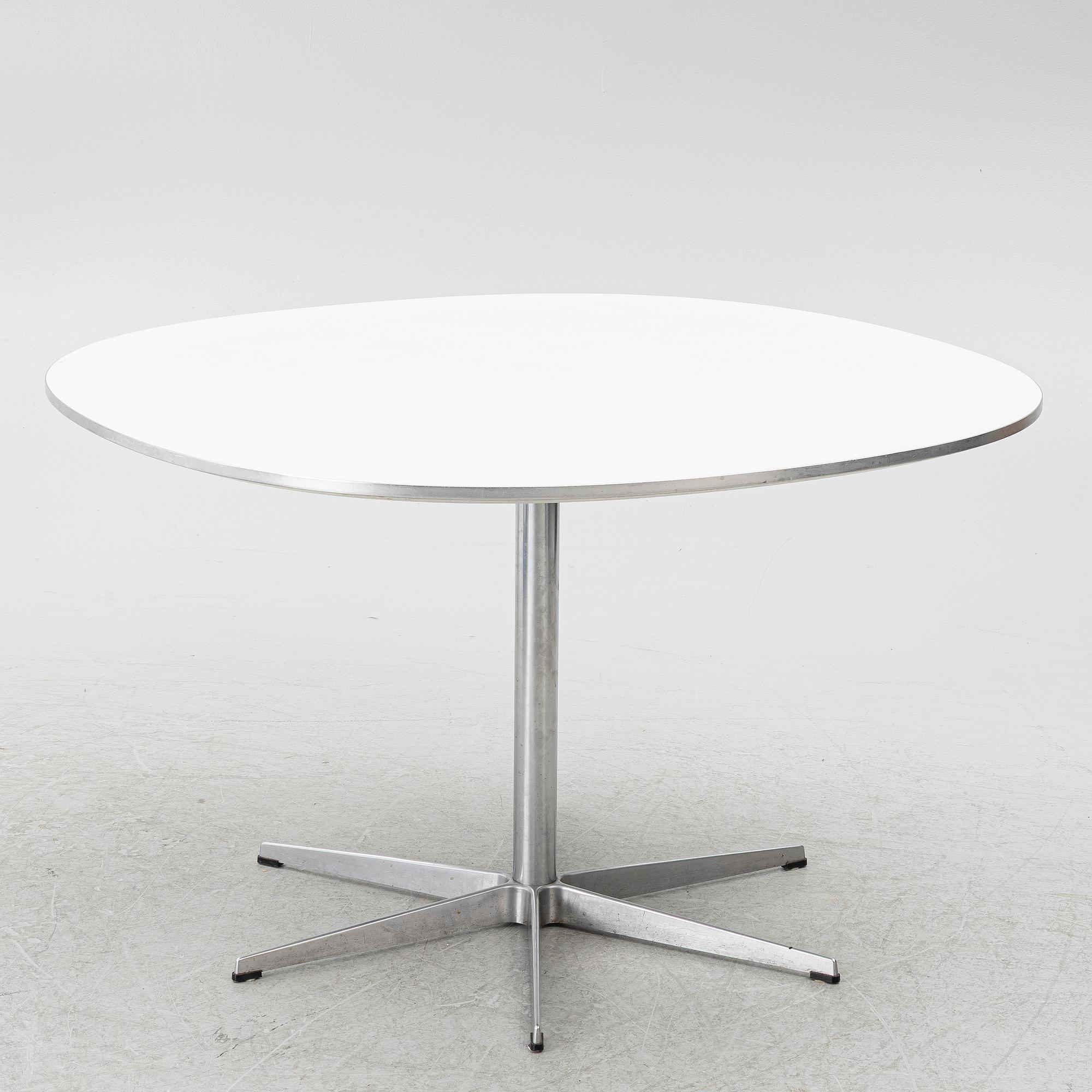 Bruno Mathsson & Piet Hein, dining table, "Superellipse", Fritz Hansen, Denmark.