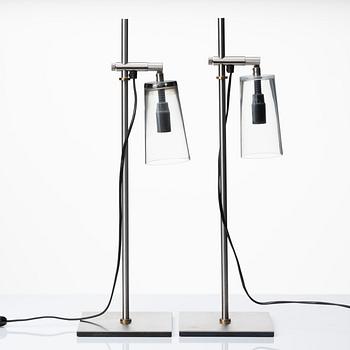 A pair of 'Manhattan' lamps by Gunnel Svensson, Bsweden.