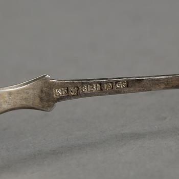 PARTI SILVER, 26 delar, bland annat Cesons, Göteborg, 1963. Vikt ca  303 gram.