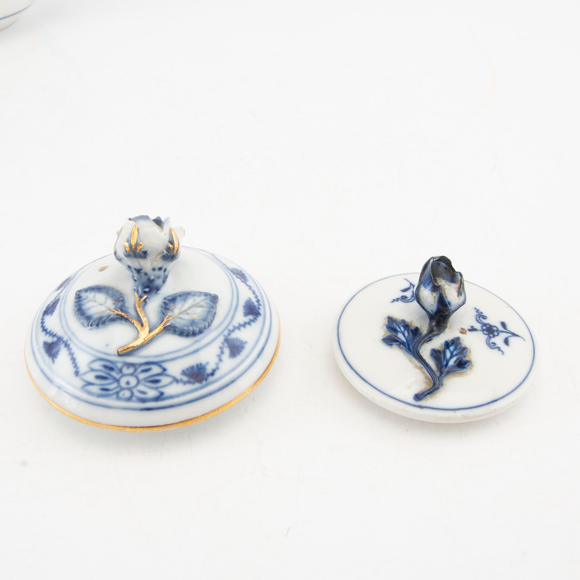 Service 21 pcs Meissen porcelain, first half of the 20th century.