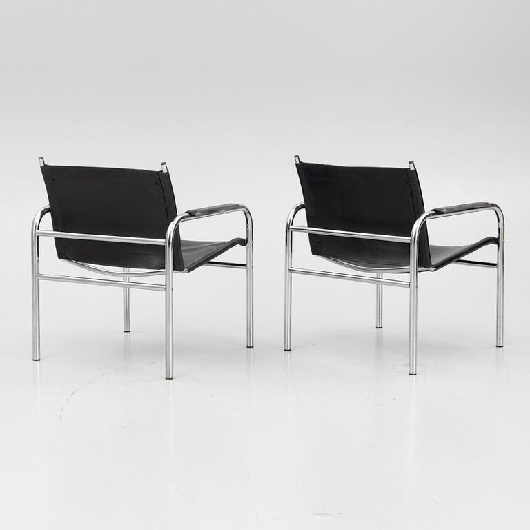 Tord Björklund, a pair of 'Klinte' armchairs, IKEA, 1980s.
