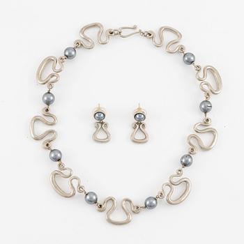 Estrid Ericson, efter, collier samt örhängen, "Meander Necklace", The Metropolitan Museum of Art.