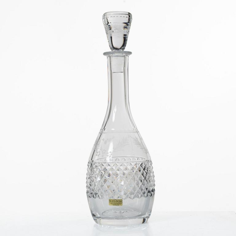 Kosta, A 23 pieces glass service, “Elvira Madigan”, 20th century.