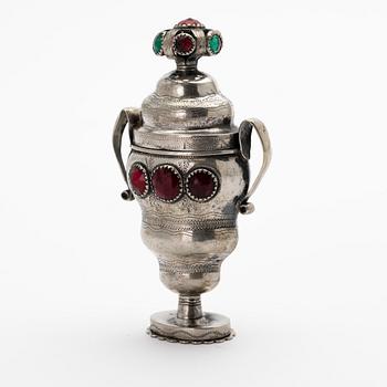 Snuff box, silver, Johan Jacob Heinrich Rühle, Ribe 1802–1858.