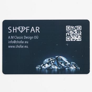 Tennisarmband 18K vitguld med briljantslipade diamanter totalt 3.82 ct.