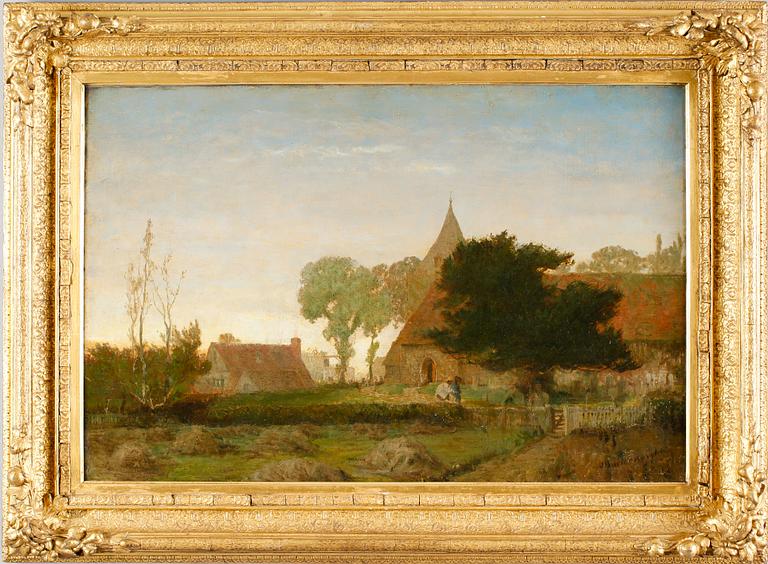 JOHN BUXTON KNIGHT, olja på duk, signerad.