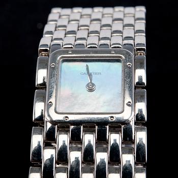 A LADIES WRIST WATCH, Cartier Steel.