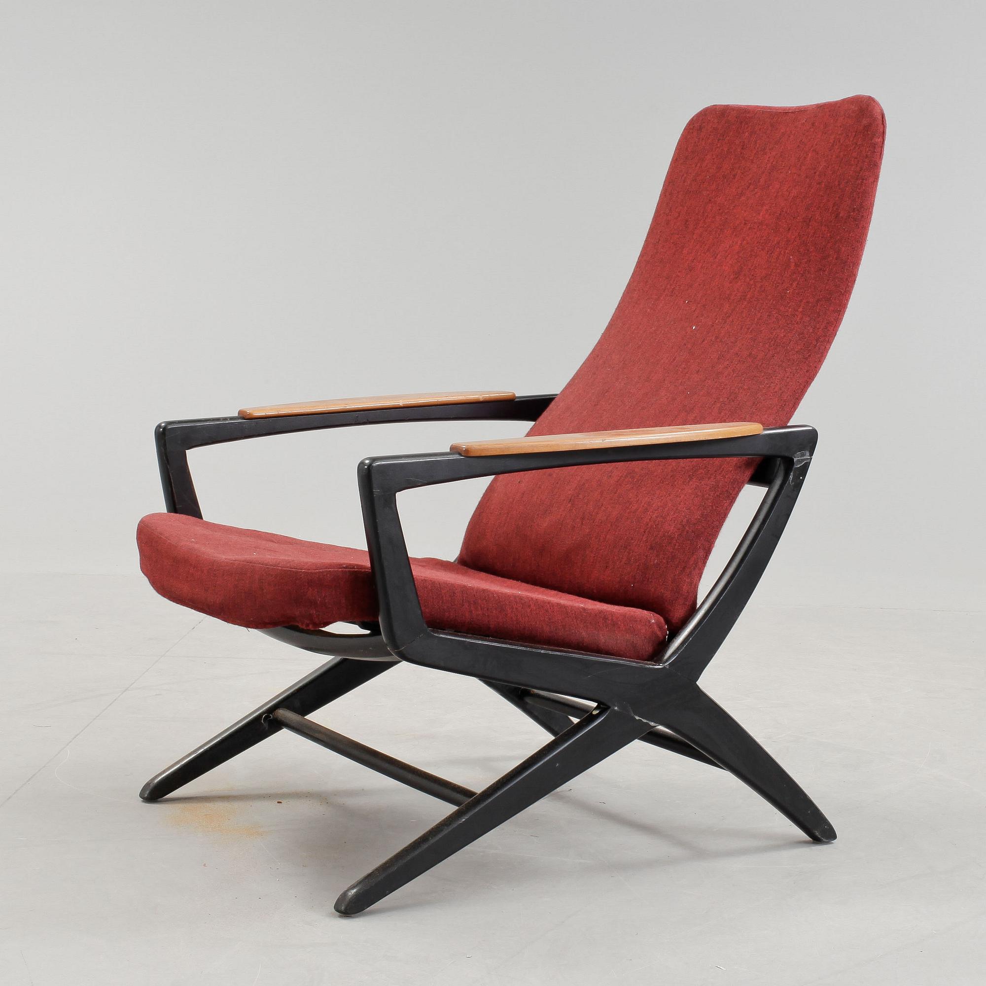 FÅTÖLJ, 1950/60-tal.