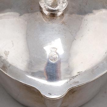LOCKKAROTT, silver, Frankrike, 1900-talets början, vikt 380 g.