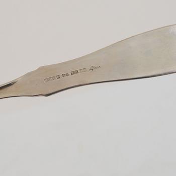 Eric Löfman, bestickservis, 65 delar, silver, "Uppsala", mestadels MGAB, Lidköping, 1976-86.