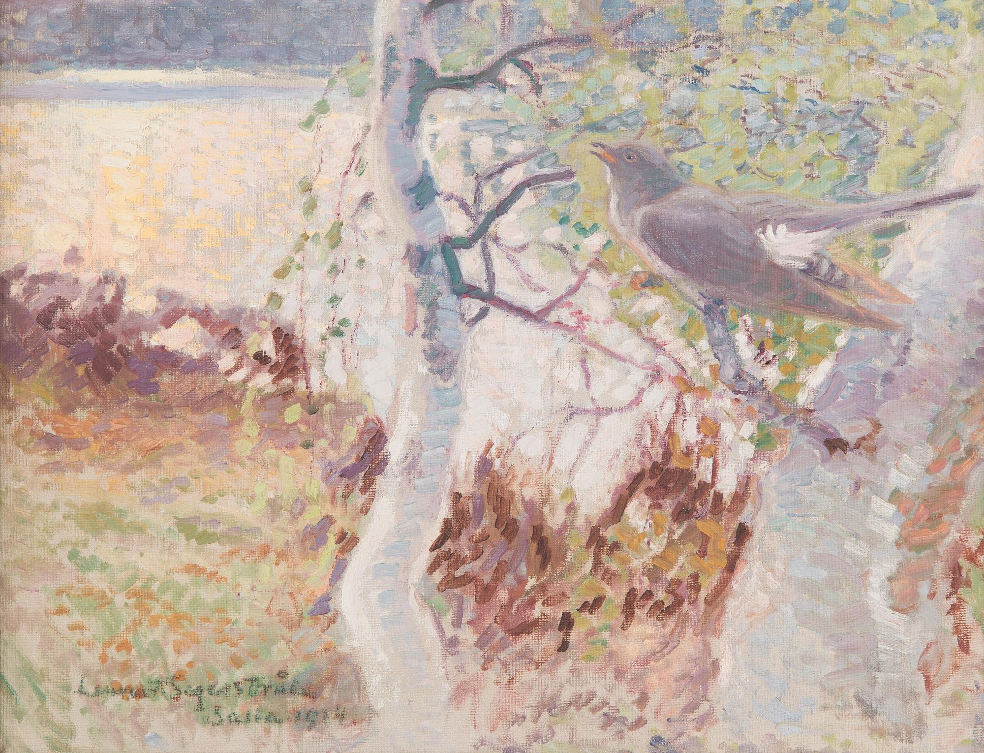 Lennart Segerstråle, Bird on a Branch.