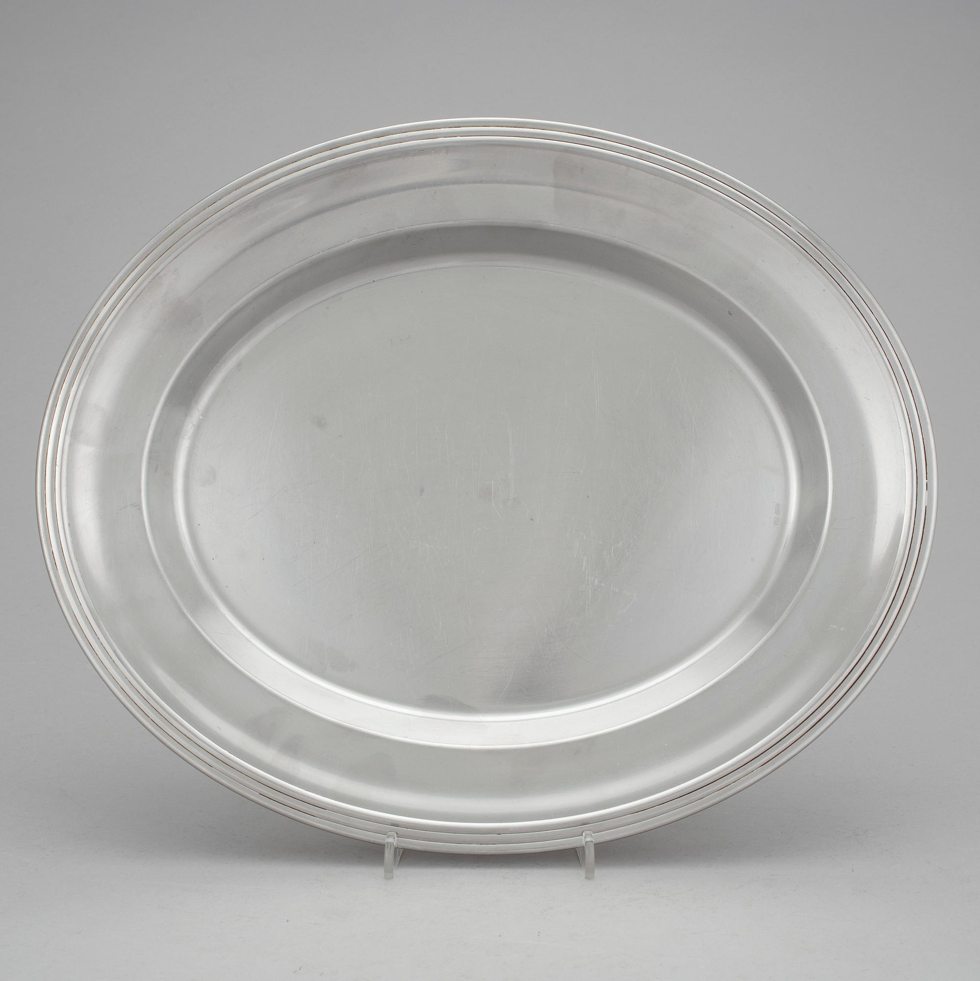 FOLKE ARSTRÖM, bestick, 75 delar, karott samt uppläggningsfat,  rostfritt stål, "Thebe", Gense, 1900-talets mitt.