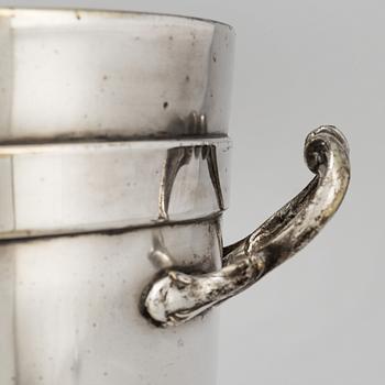 A silver plated wine cooler by WMF early 20th century.