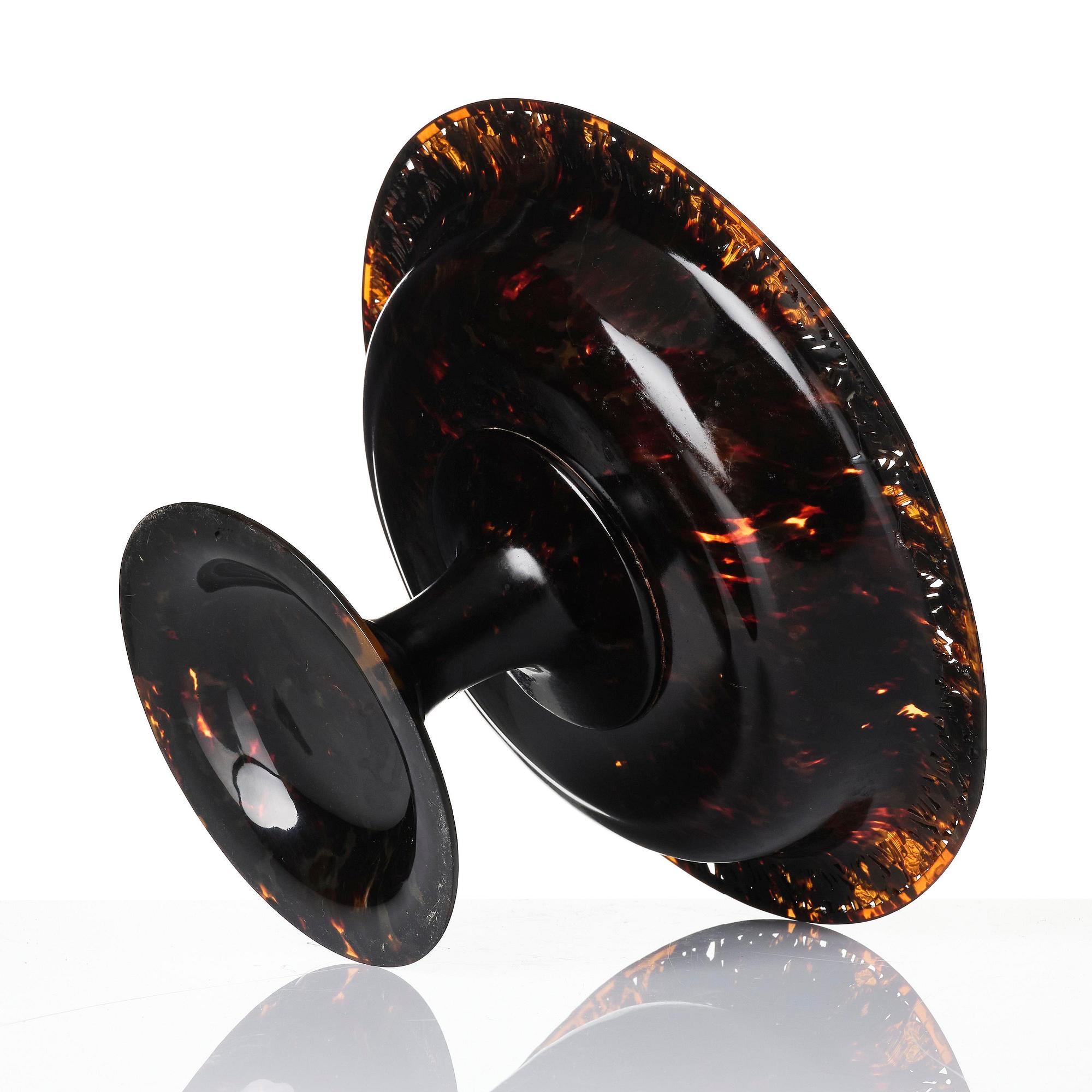 A tortoiseshell centrepiece, late 19th century.