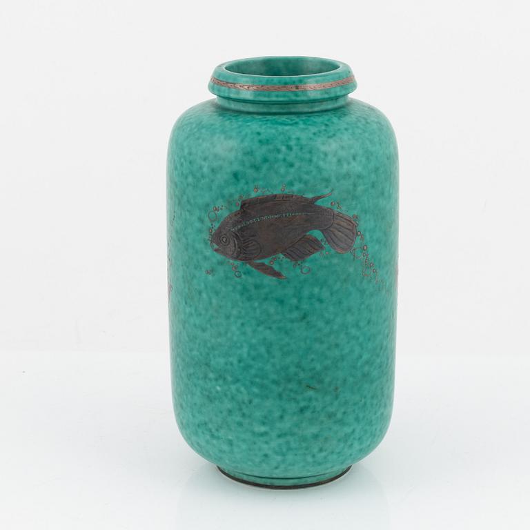 Wilhelm Kåge, an 'Argenta' stoneware vase, Gustavsberg.