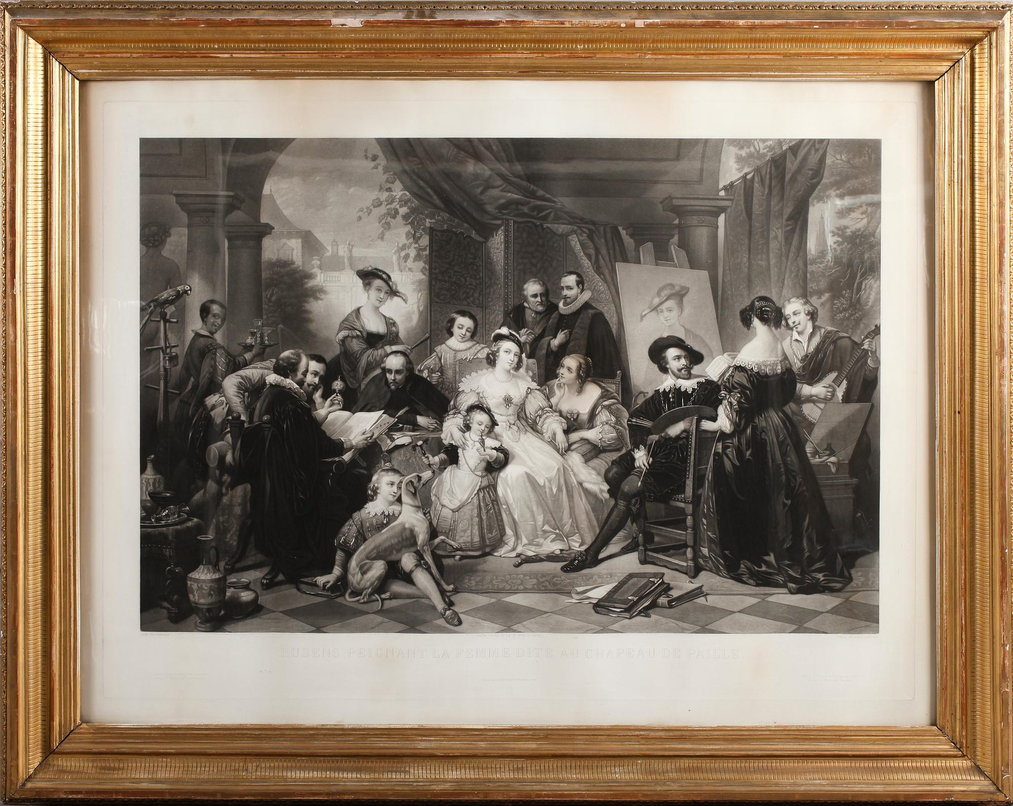 THOMAS DE KEYSER, efter, gravyr, 1800-tal.
