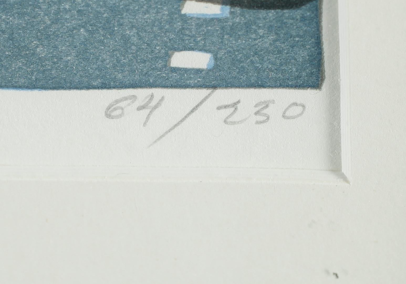 SVENOLOV EHRÉN, färglitografi, signerad, daterad -94 och numrerad 64/230.