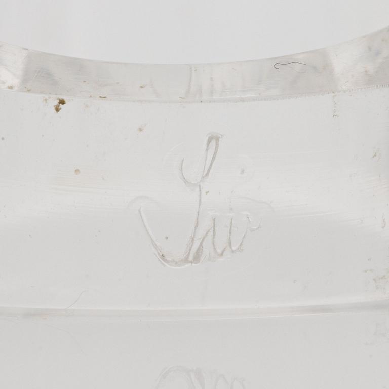 Siv Lagerström, three rings, acrylic plastic. 1970s.