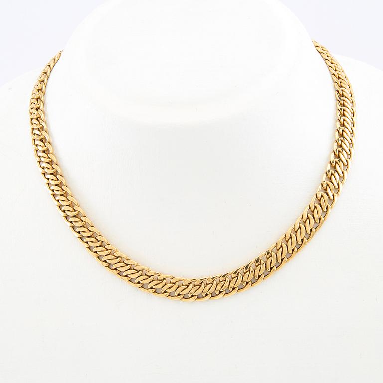 Necklace fantasy link 18K gold.