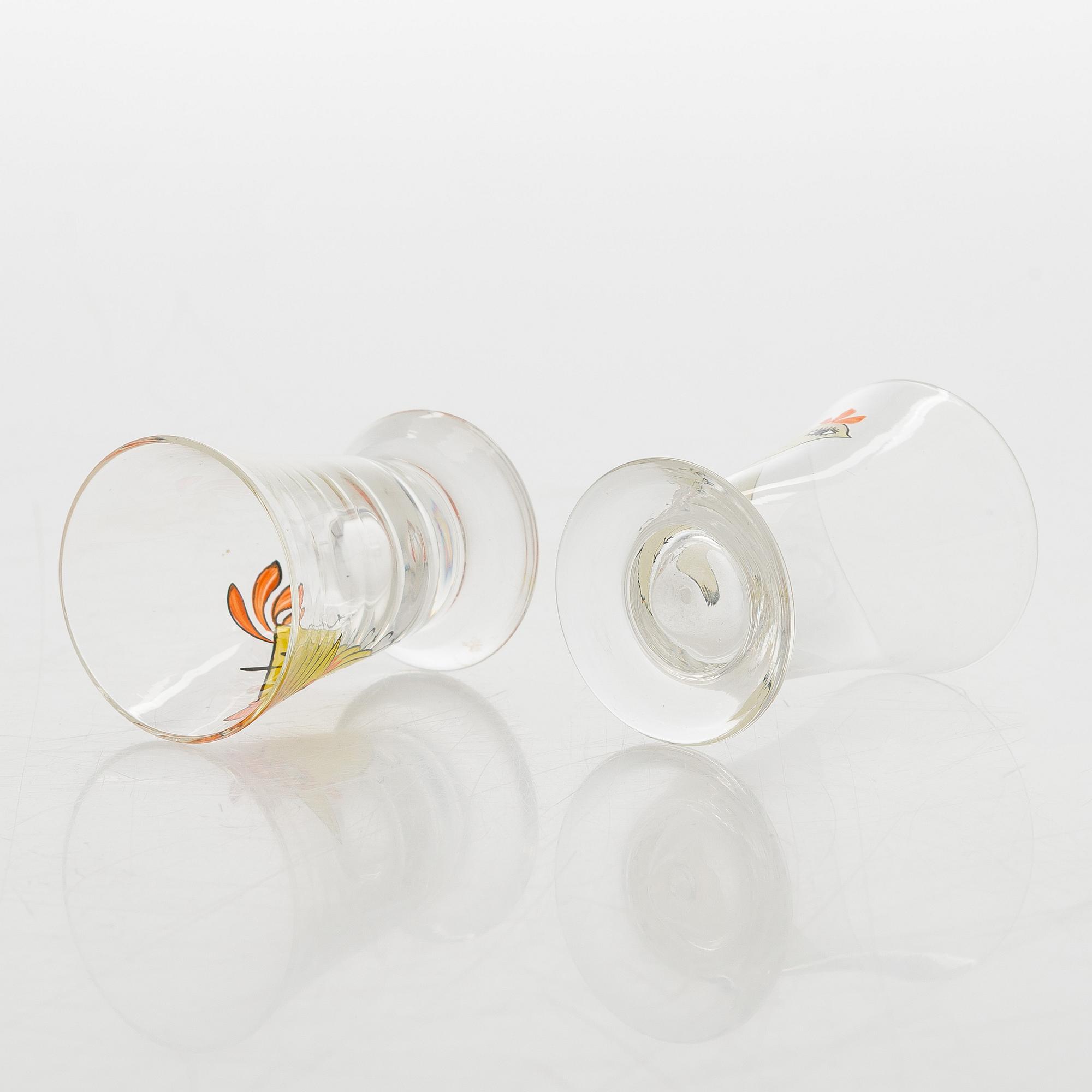 Tapio Wirkkala, A liquor bottle with ten shot glasses, Iittala 1948.