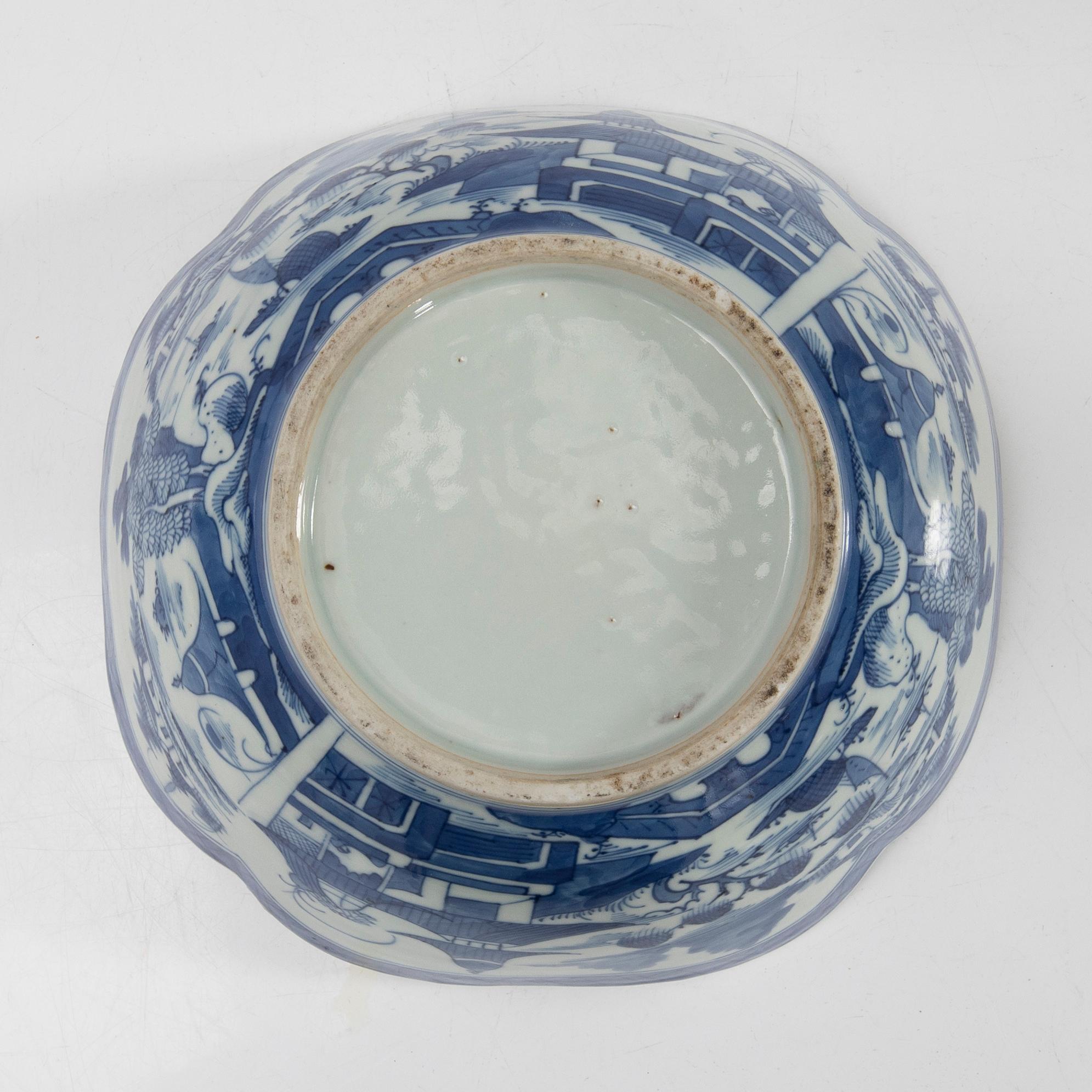 Skål, porslin, Kina 1800-tal.