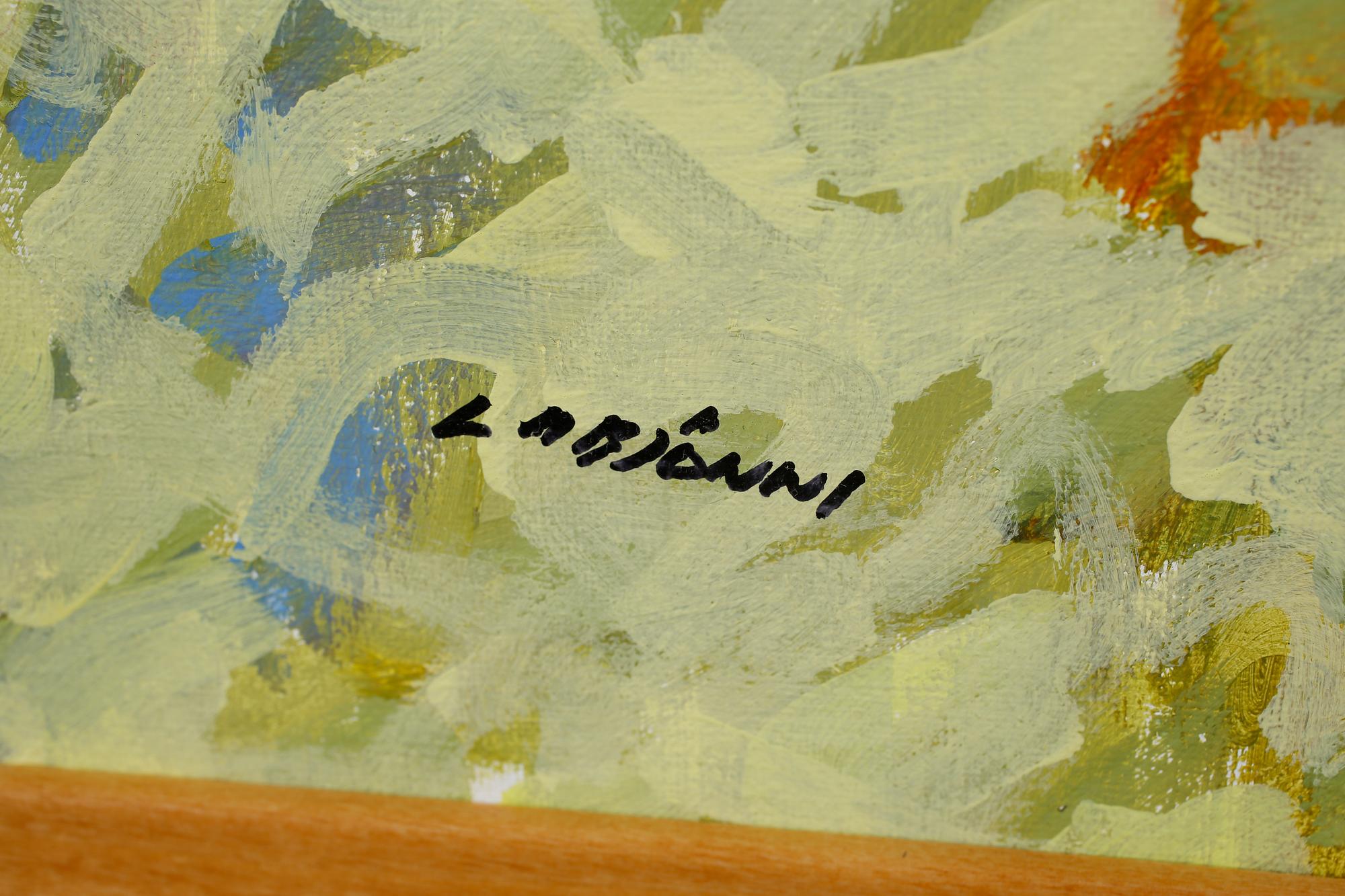 LARS ANDERSSON BJÖNNI, olja på duk, signerad.