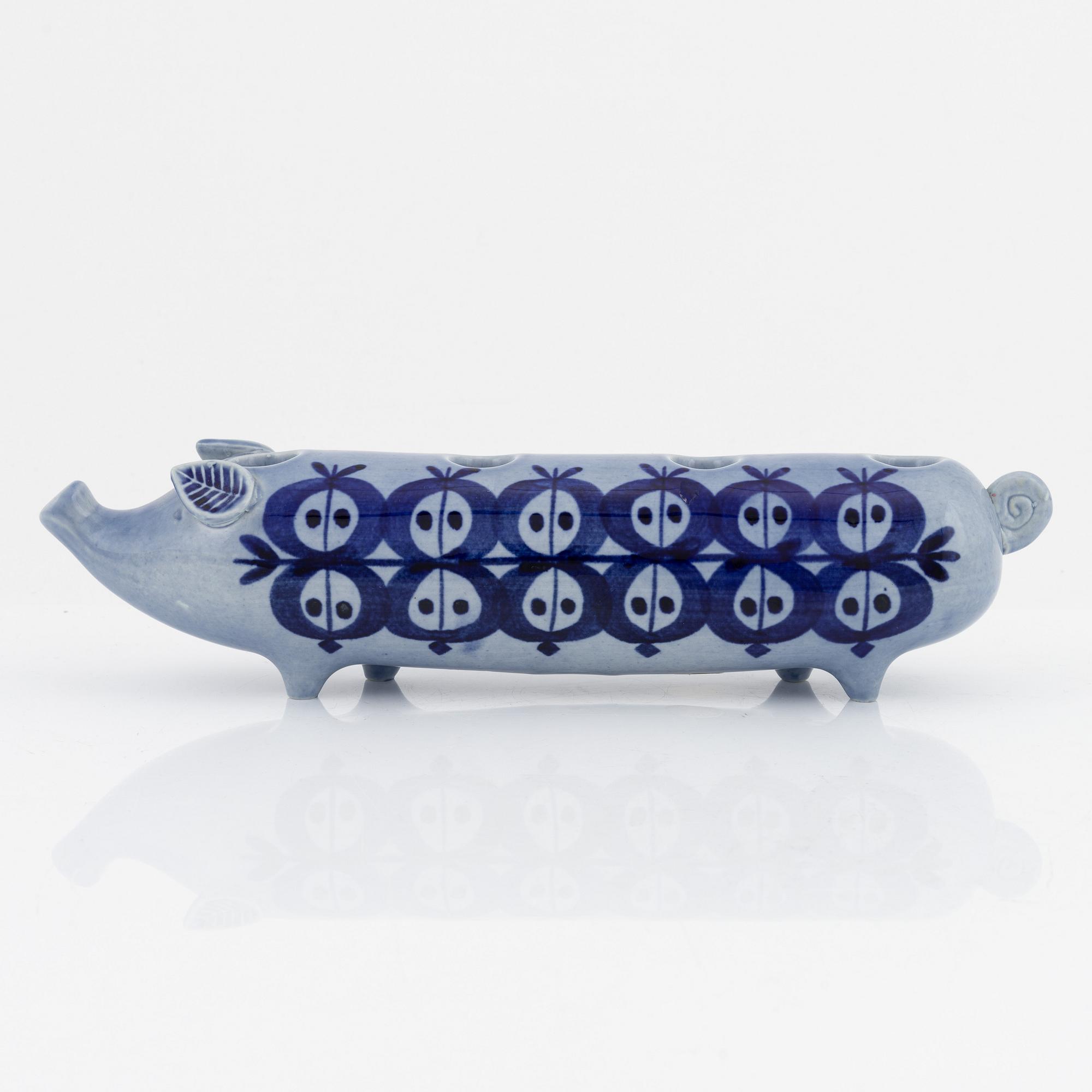 Lisa Larson, a stoneware candle holder from Gustavsberg.