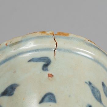 A group of 12 ceramics, Mostly Ming/Qing dynasty, 16-17th century, also 20th century.