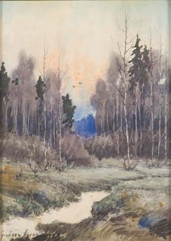 Grigor Auer, Landscape.