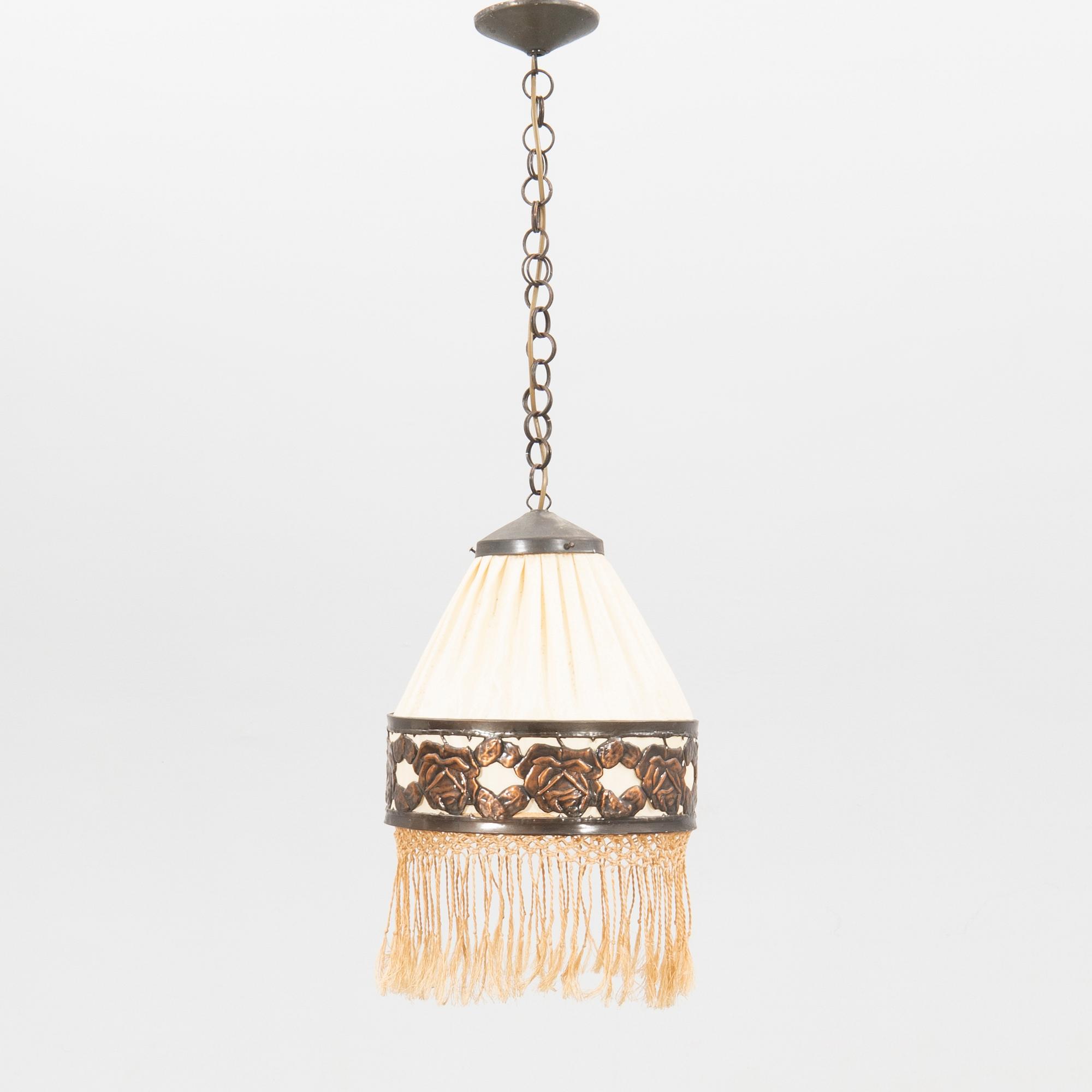 Ceiling lamp, first half of the 20th century.