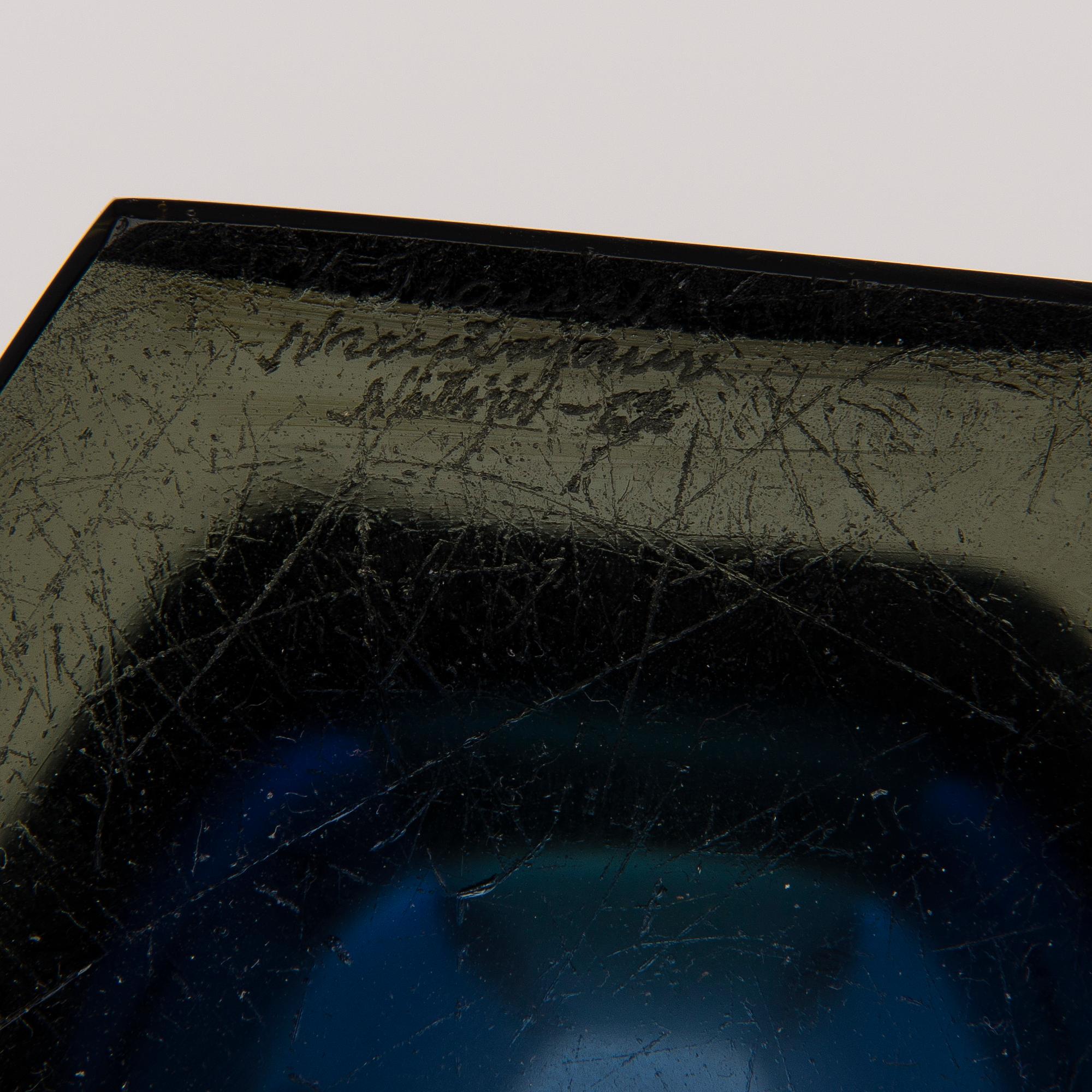 A vase 'Pillar KF 249' signed K. Franck Nuutajärvi Notsjö -62.