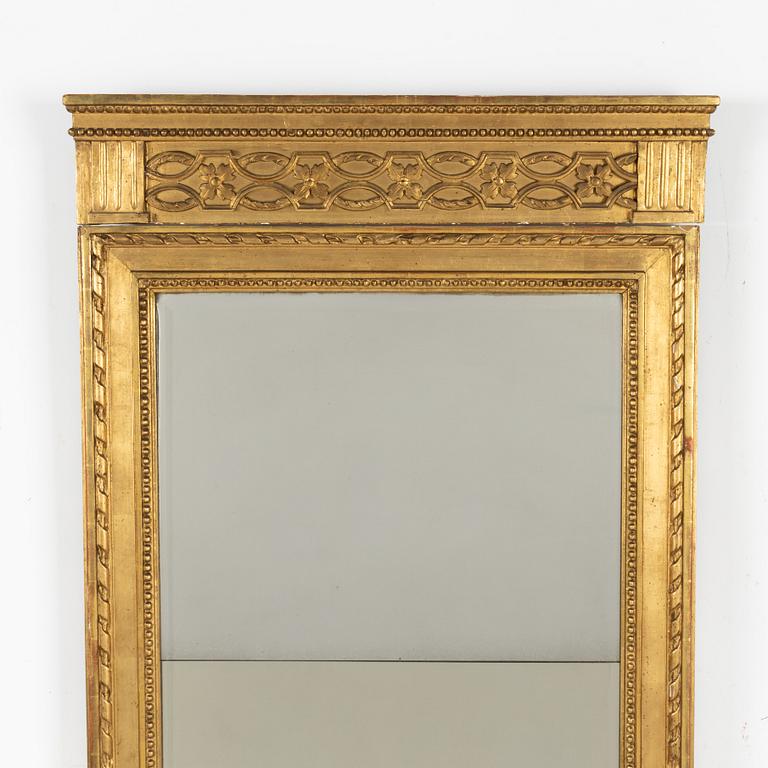 Carl Gustaf Fyrwald, a mirror, late Gustavian, Stockholm, 1792.