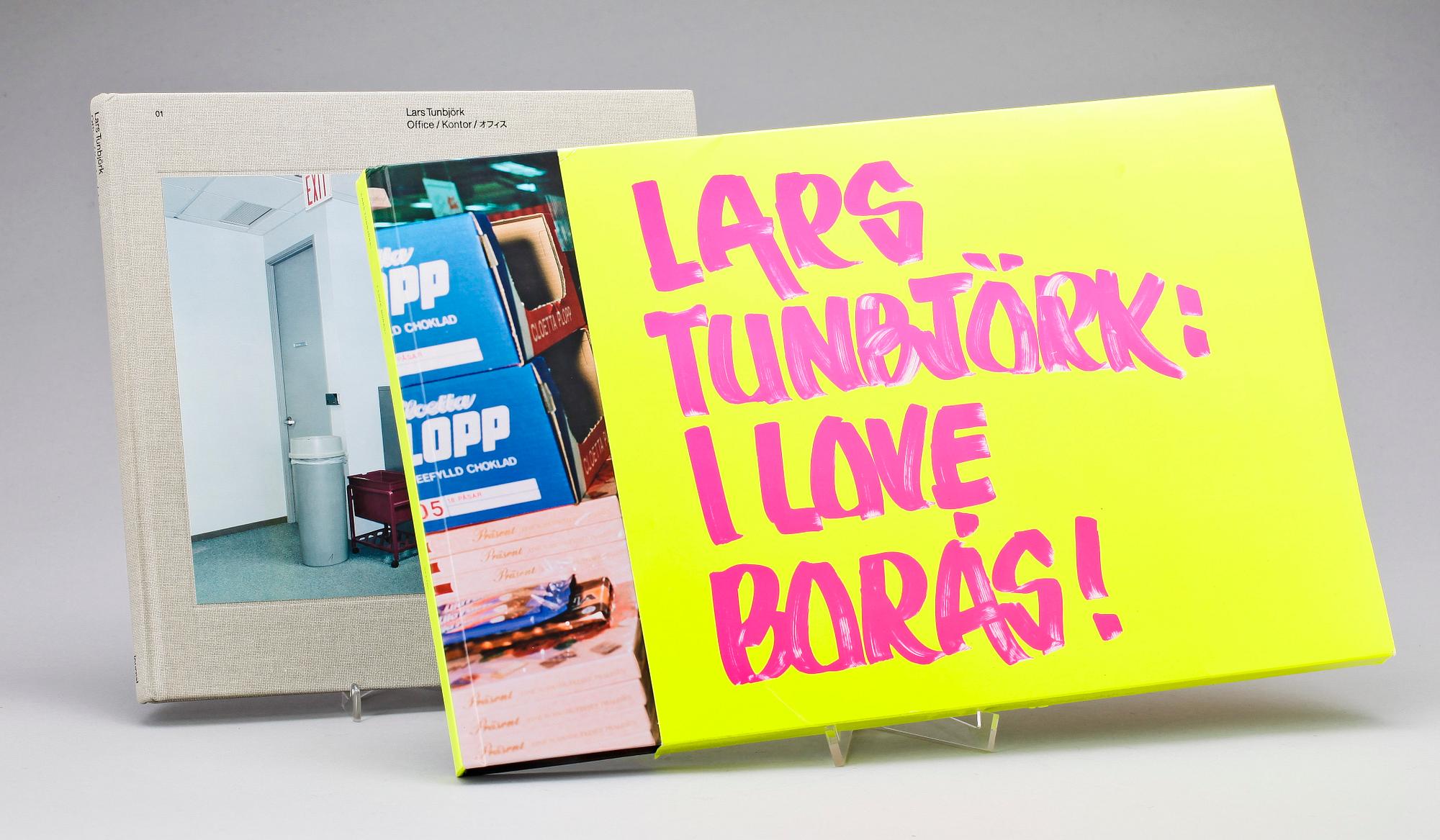 LARS TUNBJÖRK, 2 st, fotoböcker, signerade.