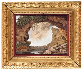 610. Italian early 19th century micromosaic panel.