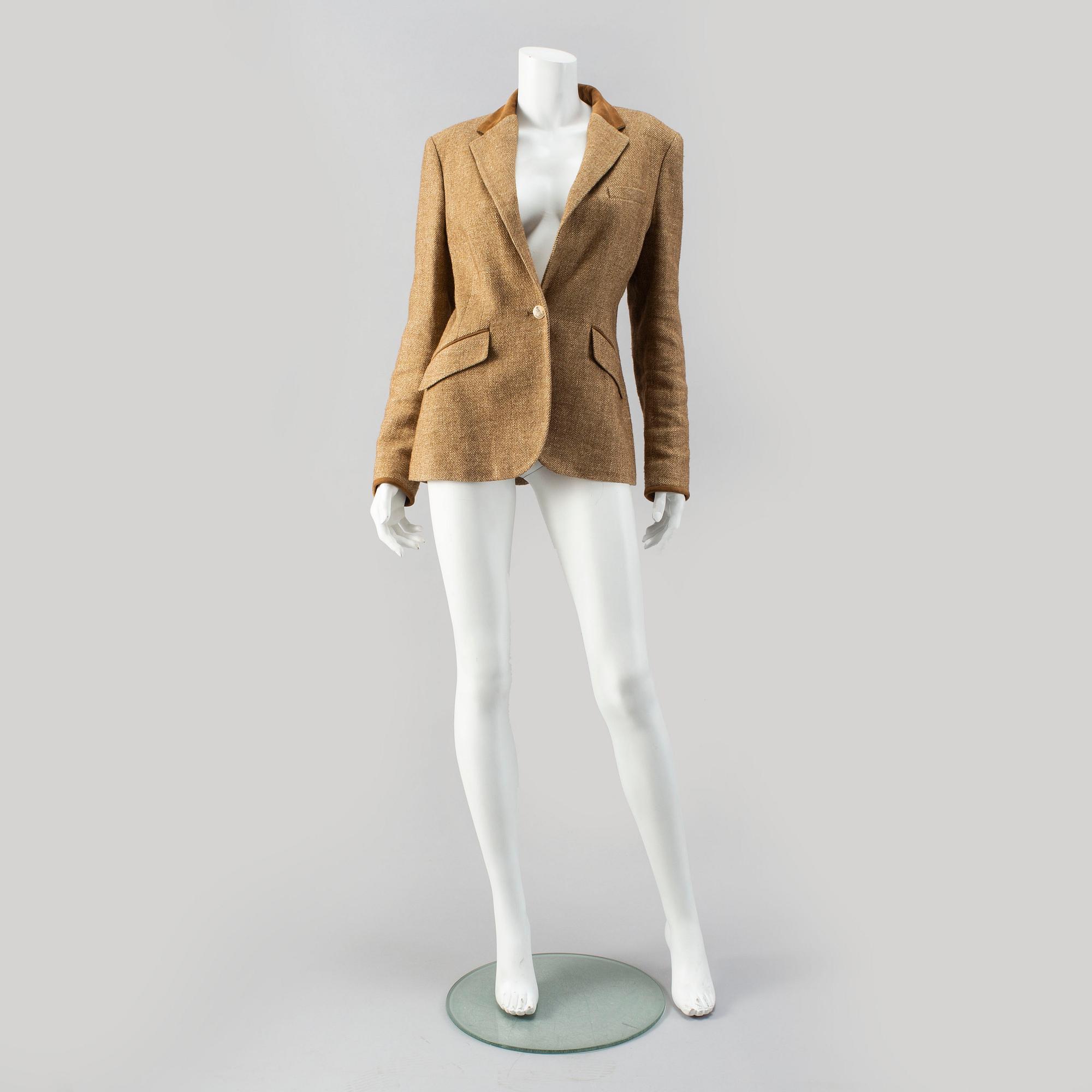 a Ralph Lauren jacket, size 10.