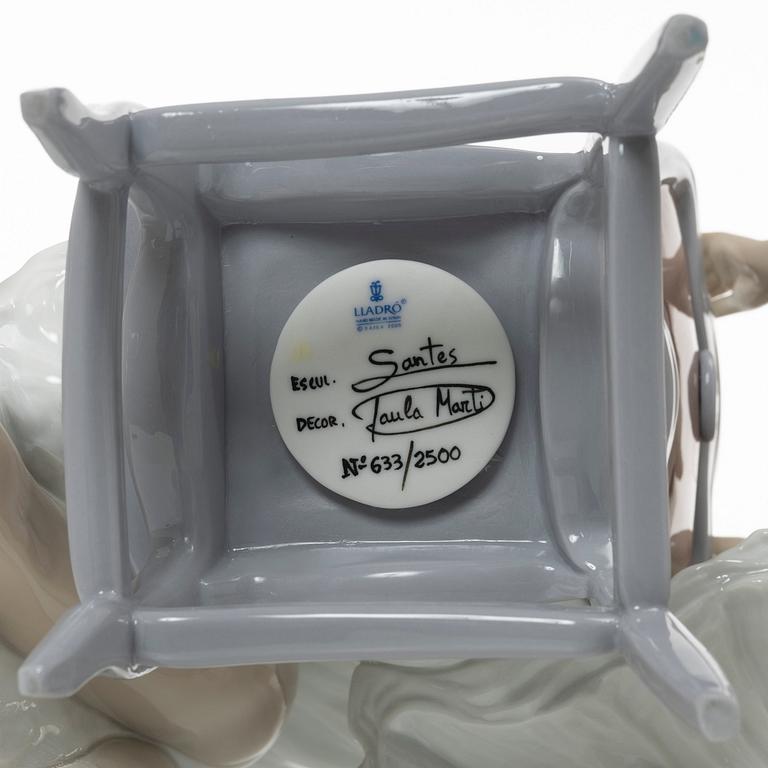 José Luis Santes, figurine, "Backstage ballet", Lladró, Spain.