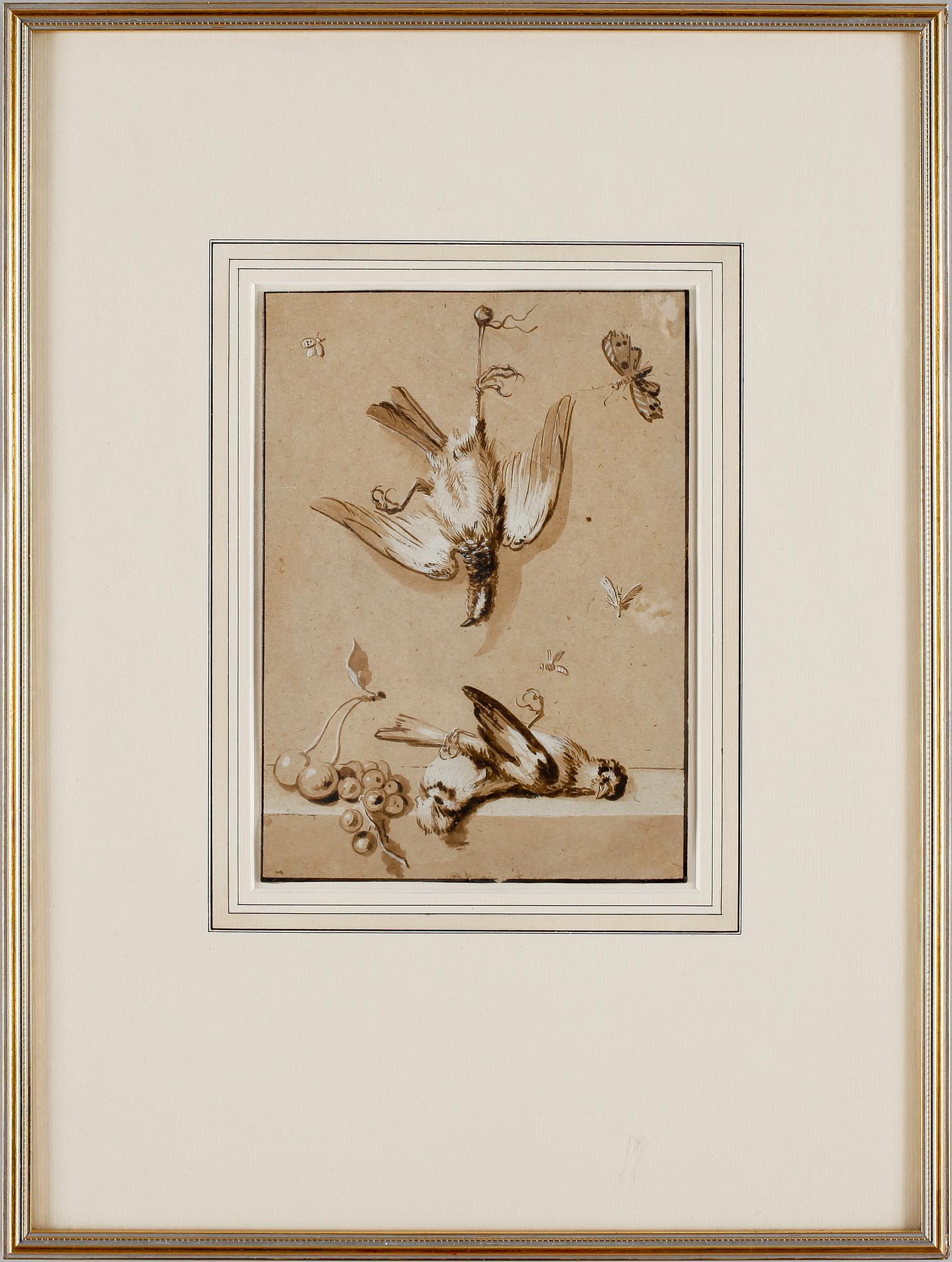 OKÄND KONSTNÄR, lavering. 1700/1800-tal.