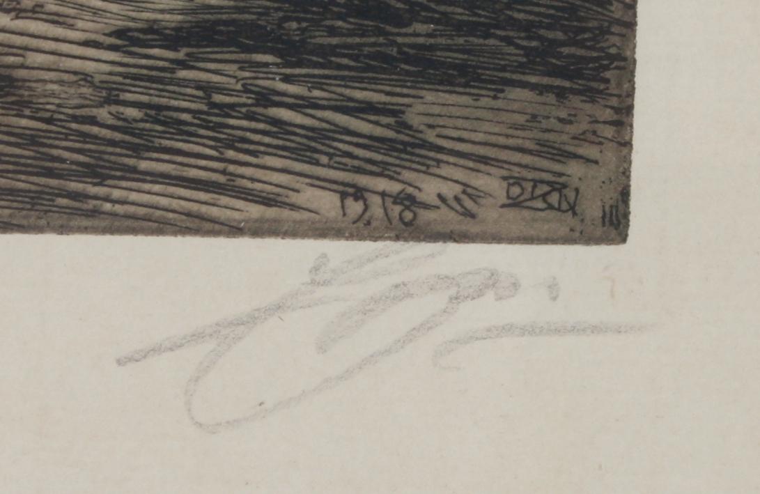 ANDERS ZORN, etsning, sign.