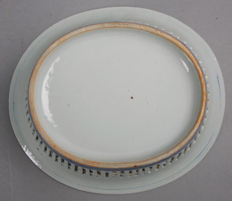 GALLERSKÅL, porslin, Kina, 1800-tal.