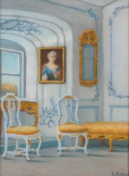 ELIN ALFHILD NORDLUND, pastel, signed and dated -35.